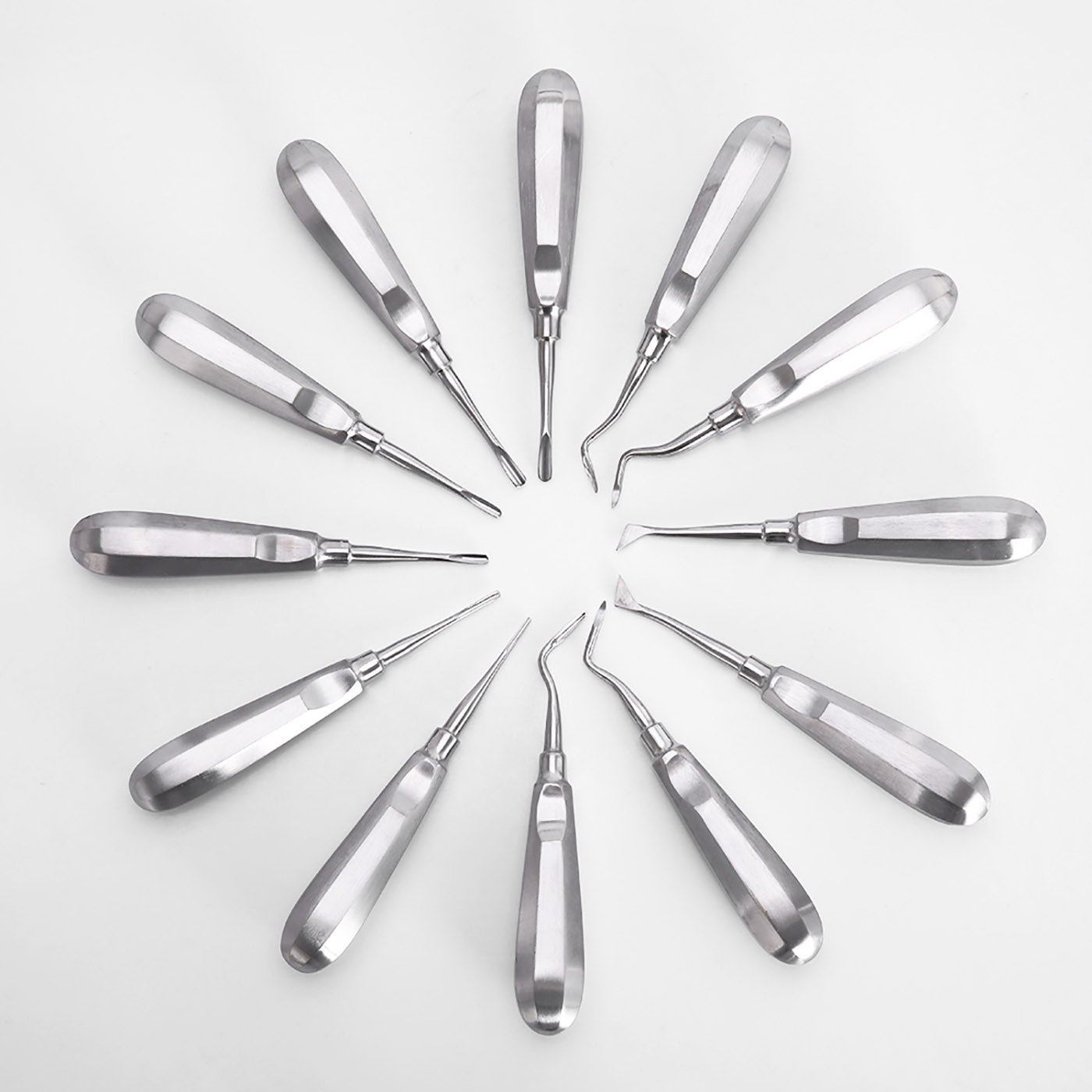 Dental Elevator Set, 12 Pieces – Minimally Invasive