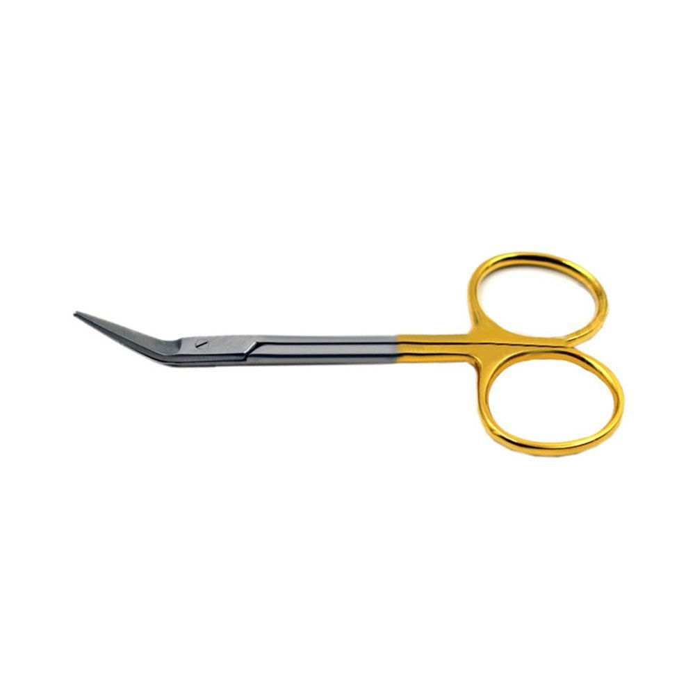 Nasal Scissor Angled Blunt Tips - Tungsten Carbide - Image 2
