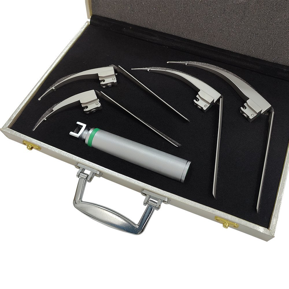 Conventional Curved Laryngoscope Set