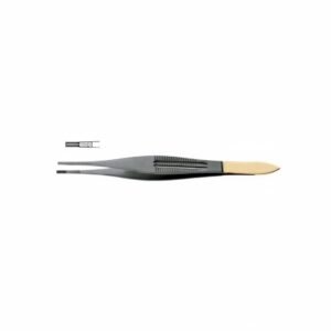 Castroviejo Brown Tissue Forceps, 12 cm – Diamond Dust Jaw