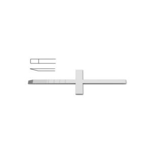 Cottle T-Shaped Chisel - Cross Bar Graduated