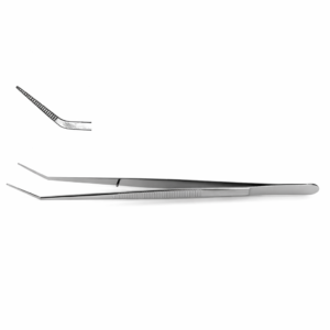 College Pliers Forceps, 15.2 cm – Angled Tips, Dental