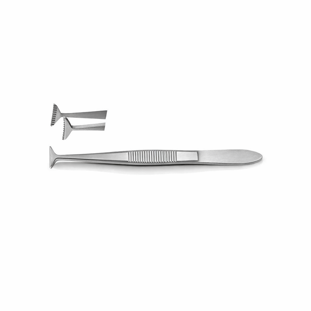 Converse (Green) Eye Fixation Forceps, 10.2 cm – 3 Jaw Sizes