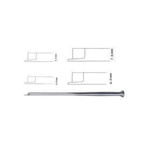 Fomon Bone Chisel Guarded point