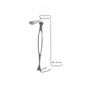 Czerny Retractor, 17.5 cm – Double-Ended, 38 × 22 mm