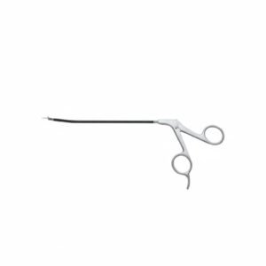 Daniel Endoscopic Forehead Scissors, Curved, Straight Blade, 6" 15 cm