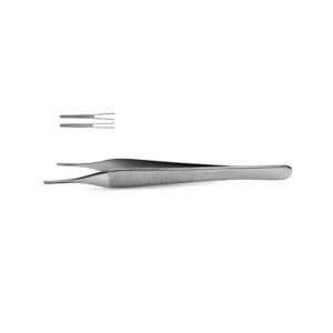 Adson DeBakey Dressing Forceps, 12 cm – 1.5 mm Tips