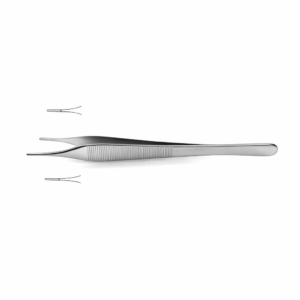 Adson Micro Suture Forceps, 12.1 cm – 0.9 mm Tips