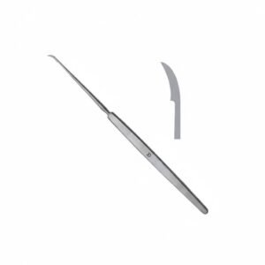 ENT Sickle Knife, Stainless Steel, 190mm Length