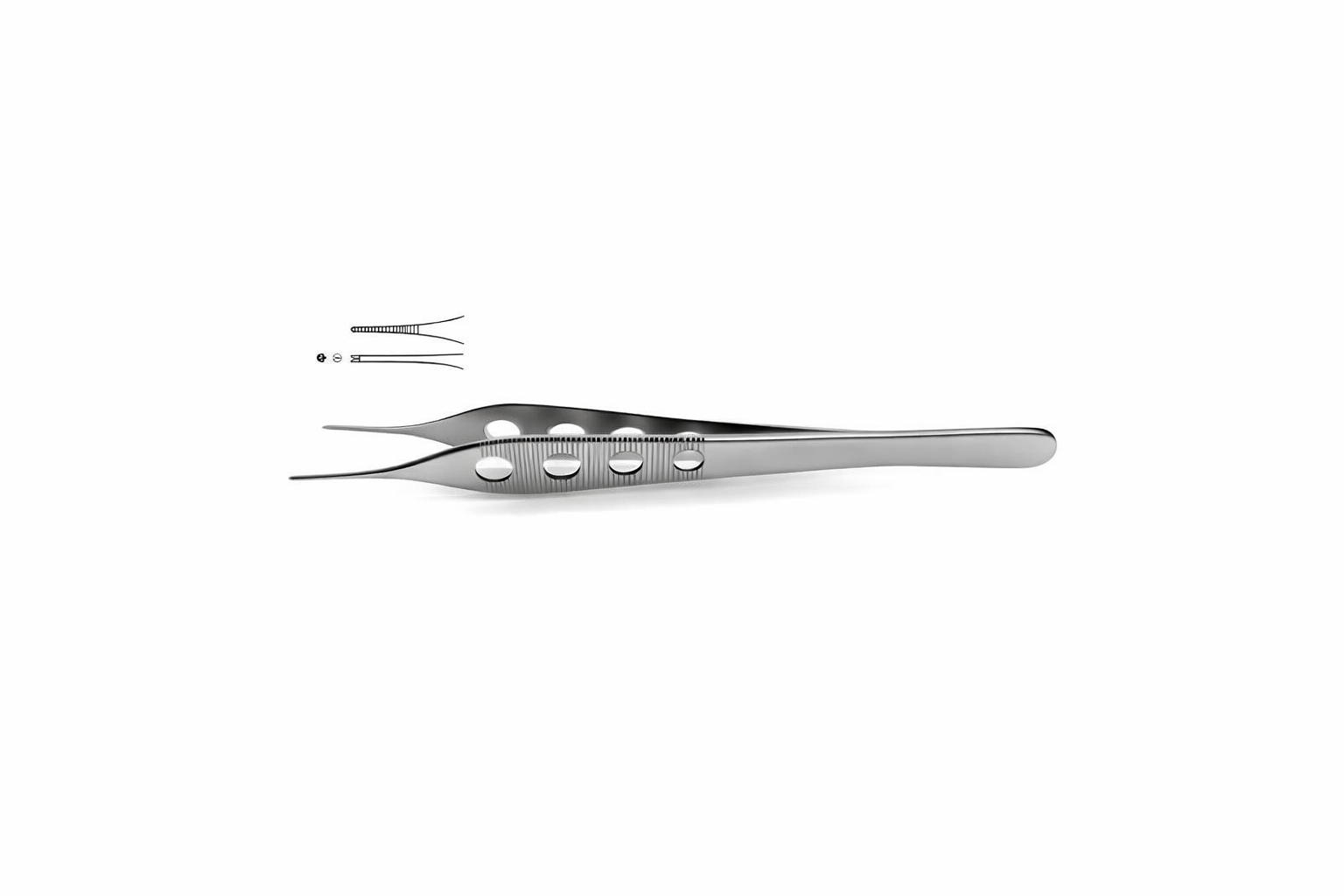 Adson Thumb Forceps, 12.1 cm – Fenestrated Handles