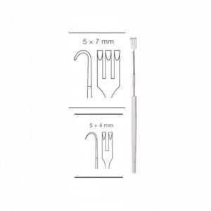 Flexible Neck Rake Retractor, 16 cm – Malleable