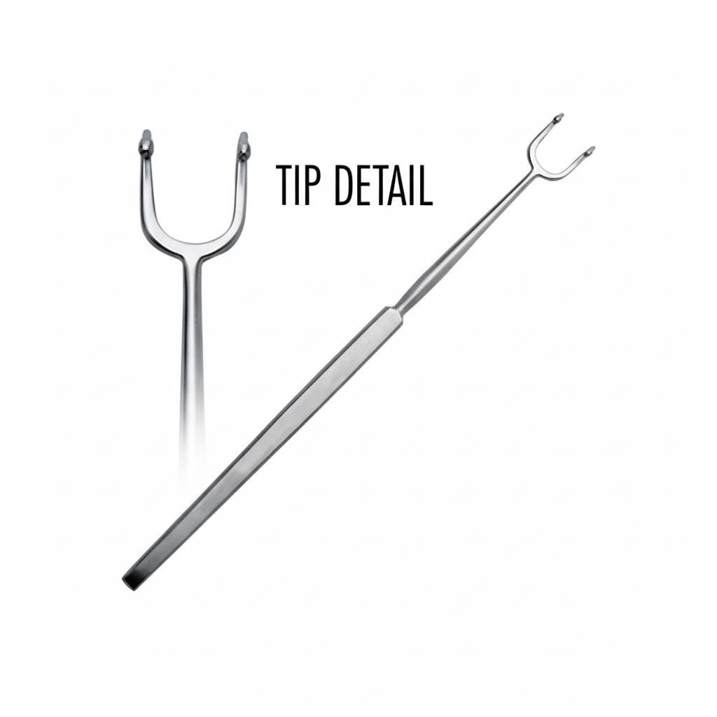 Fomon Retractor, 17 cm – Ball Tips 5 × 10 mm, Insulated