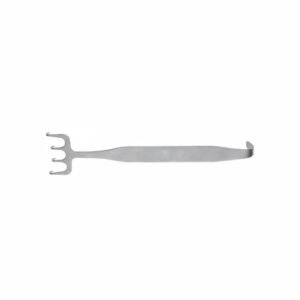 Freeman Rake Retractor, 18 cm – Recessed Inner Prongs