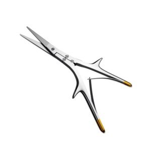 Gorney Turbinate Nasal Scissors, Angled, Serrated - Tungsten Carbide