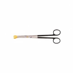 Gold Tip Scissors - Curved Slight Bevel on Shank - Supercut Tungsten Carbide
