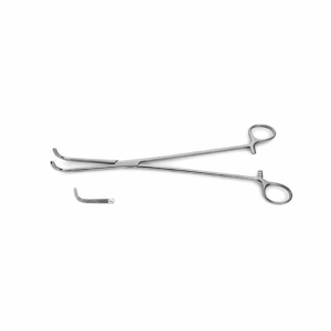 Harrington Thoracic Forceps – Longitudinal Serrations with Cross-Serrated Tip
