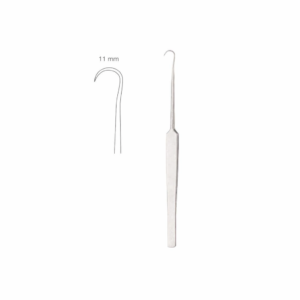 Hook Retractor, 16.5 cm – Single Sharp Prong