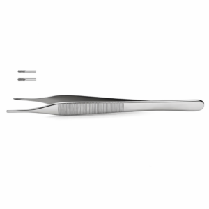 Adson-Brown Tissue Forceps, 12 cm – 7×7 Teeth