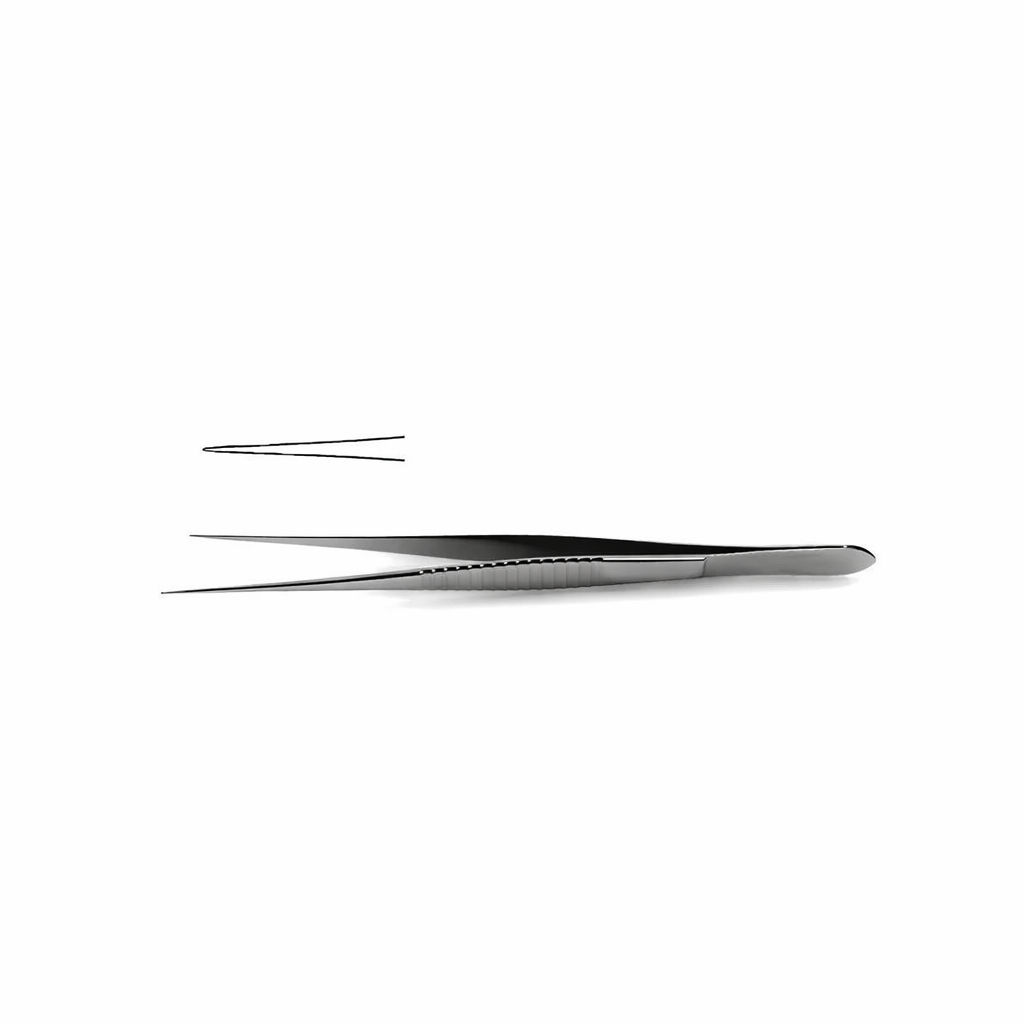 Jacobson Micro Forceps – Fine Sharp Tips, Ridged Grip