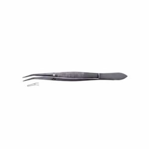 Julian Suture Forceps, 10.5 cm – Angled Smooth Jaw