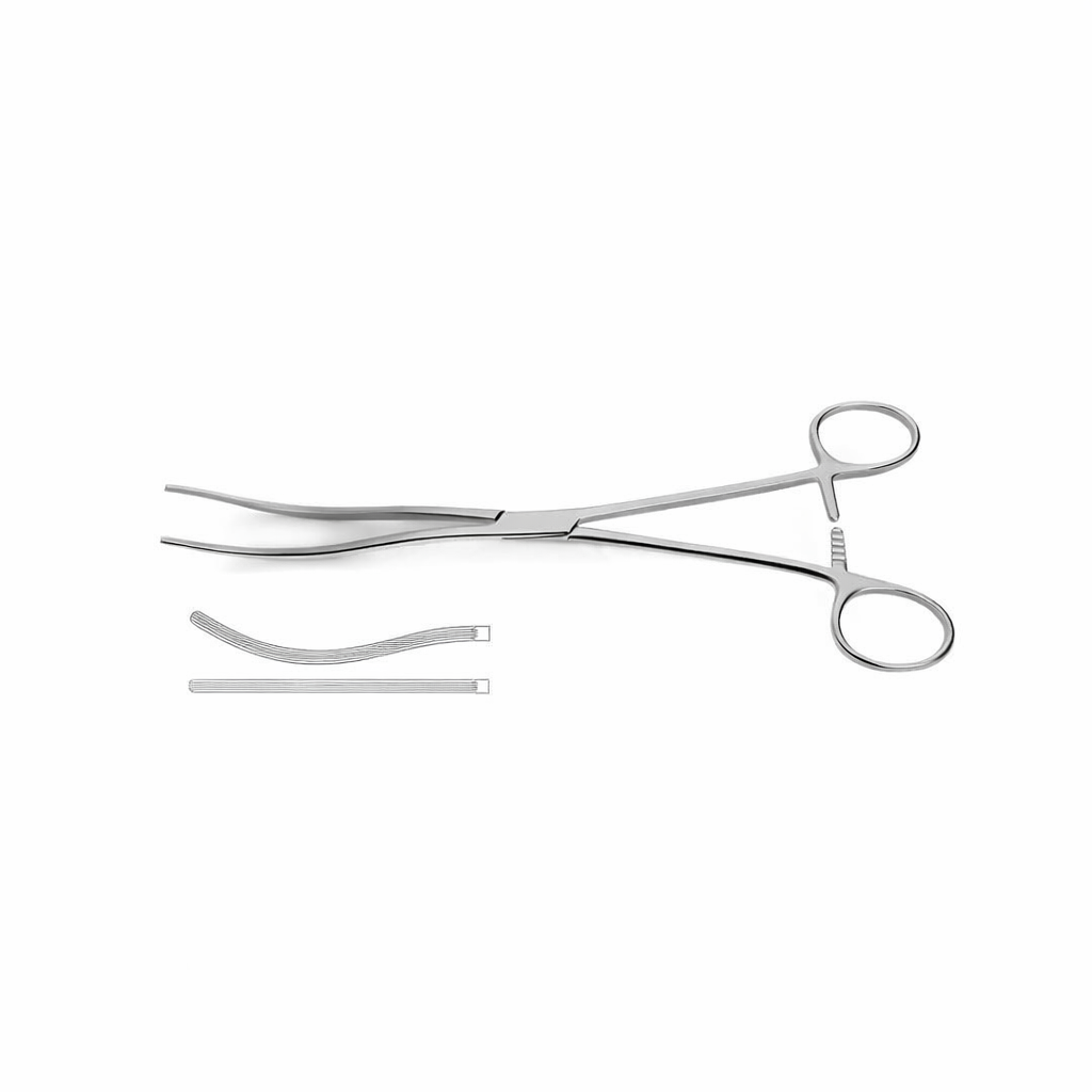 Kocher Clamp Forceps – Longitudinal Serrations