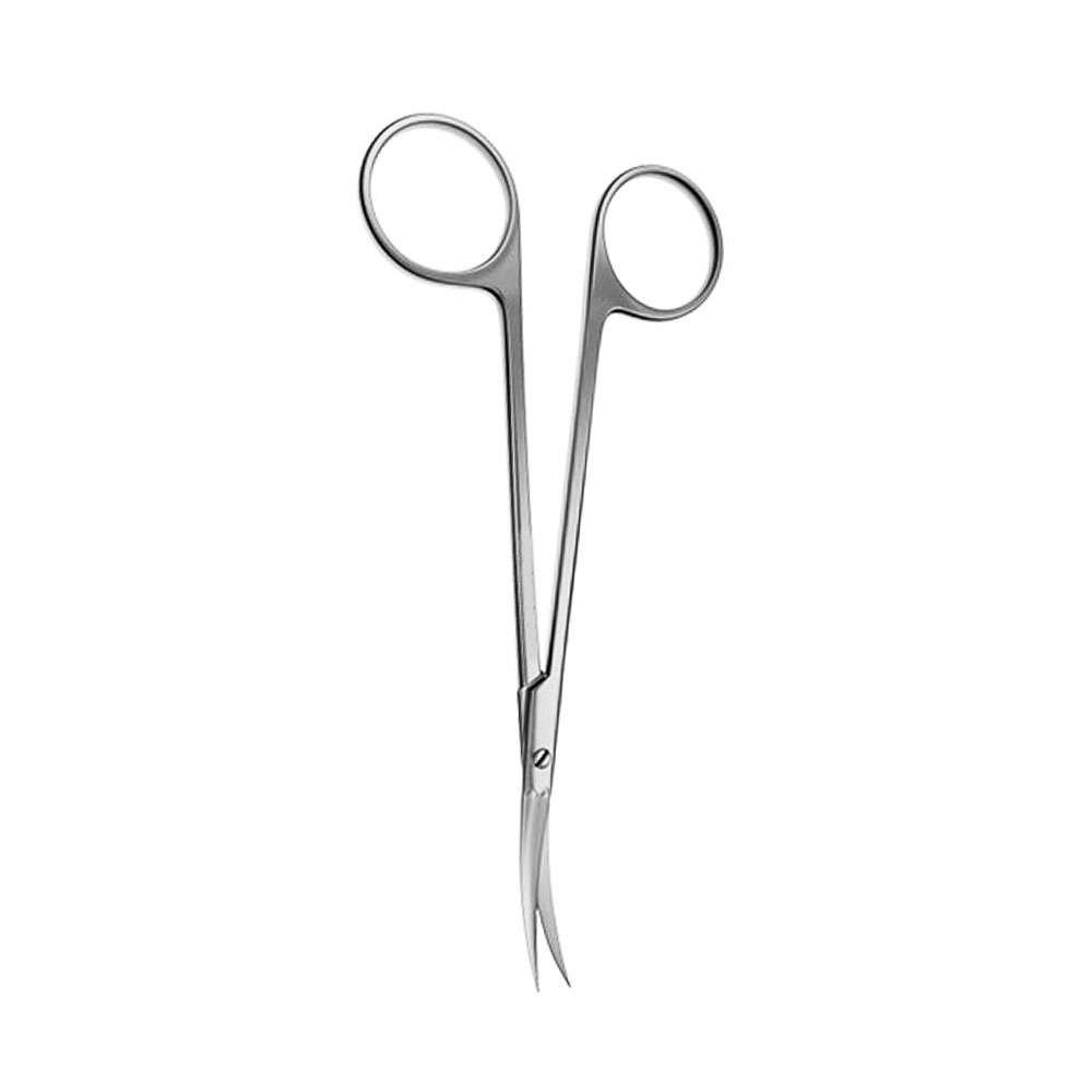 Goldman Nasal Scissors Saber Back Semi sharp outer edges curved - Image 2