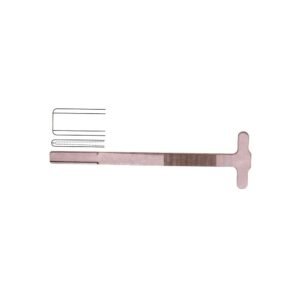Rubin Edged Bone Chisel T-Shaped