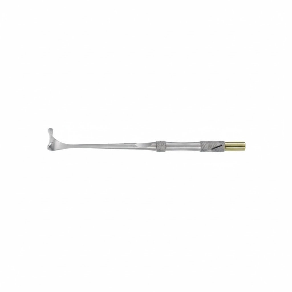 Nasal Skin Retractor, 15 cm – 16 mm, Grooved Concave Tip