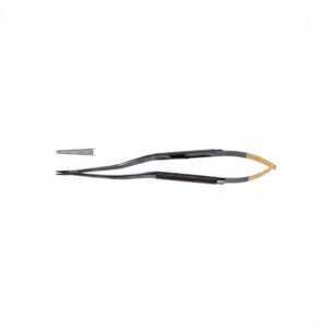 Needle Holder - Bayonet, Tungsten Carbide Serrated Jaw