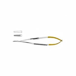 Castroviejo Needle Holder – Tungsten Carbide, Slender Design