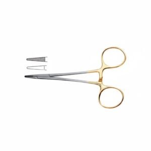 Needle Holder, 11.5 cm – Tungsten Carbide, Smooth or Serrated Jaws