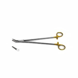 Needle Holder - Tungsten Carbide Angled Jaws