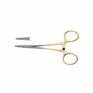 Needle Holder – Tungsten Carbide, Delicate Serrated Jaw