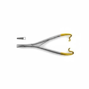 Needle Holder, Palm-Held – Tungsten Carbide Serrated Jaws