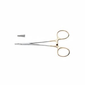 Needle Holder - Tungsten Carbide Serrated jaws, 5-1/2″(14cm)