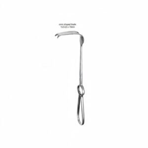Obwegeser Alveolar Retractor, 22 cm – 13.5–23 × 70 mm Blade