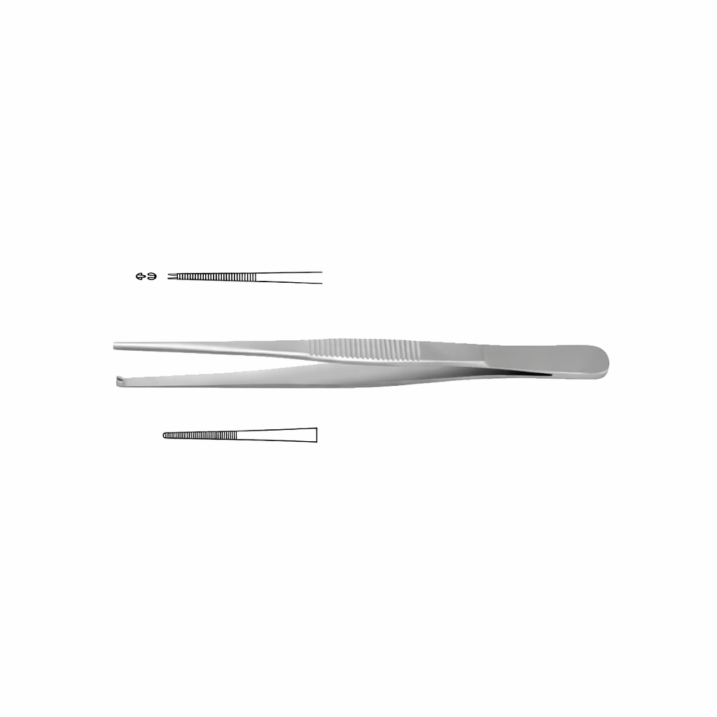 Potts-Smith Thumb Forceps – Serrated, Nylon Coated Option - Image 2