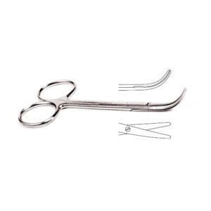 Fomon Saber Back Scissors Supercut Serrated ( Tungsten Carbide )