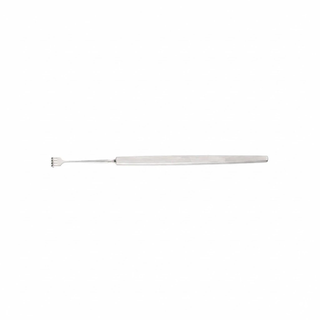 Rollet Retractor, 5" (13cm), 4 Sharp Prongs Stainless Steel