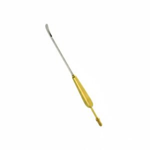Scalp Suction Elevator, 24cm 7mm Wide Tip, Slightly Curved