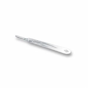 Scalpel Blade Handle #4, Standard, Stainless Steel