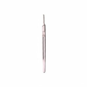 SCALPEL HANDLE #7K, SHORT, Stainless Steel
