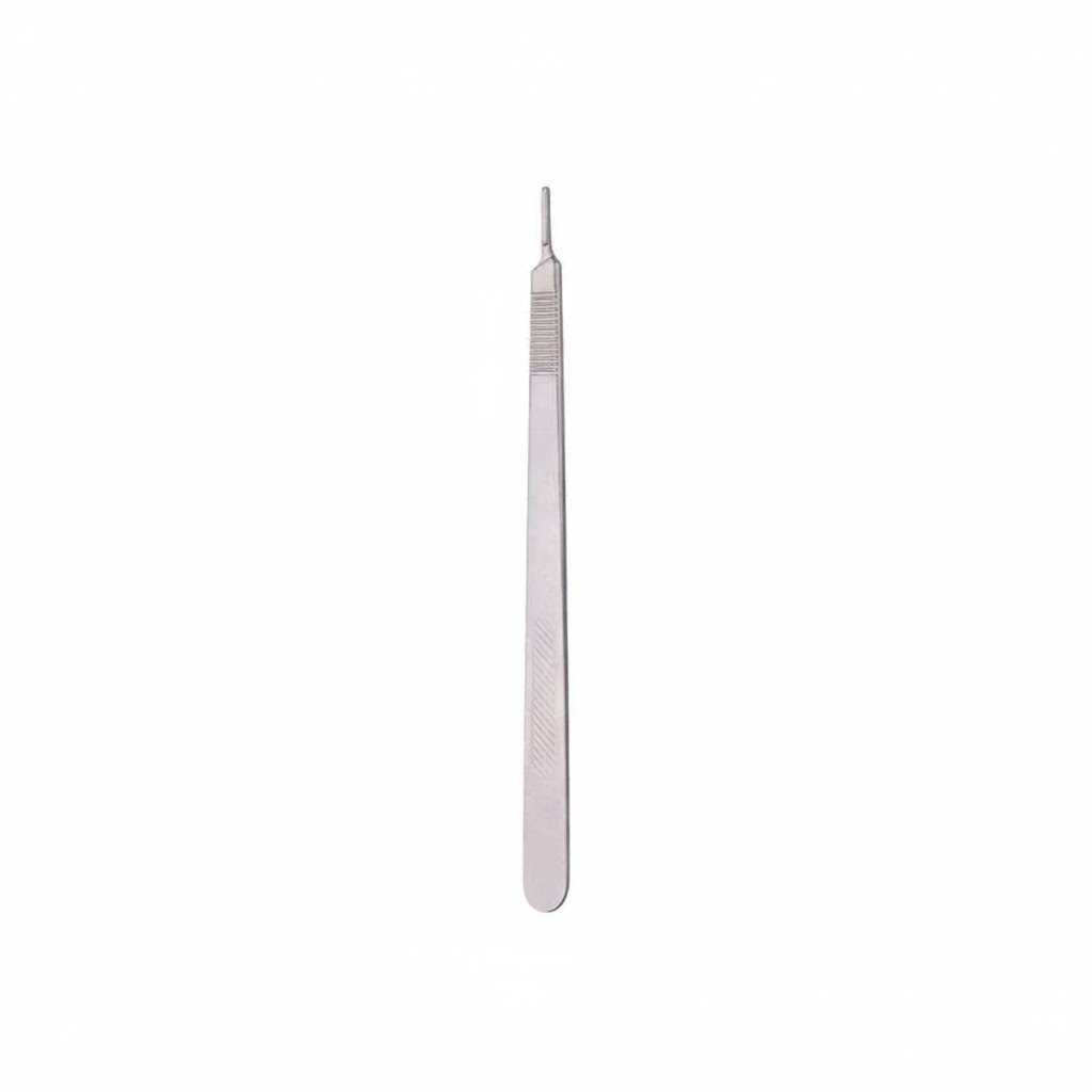 SCALPEL HANDLE, #3 LONG Stainless Steel