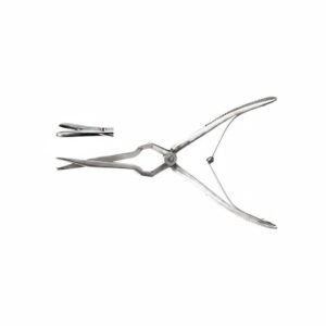 Septum Through-Cutting Forceps – Double Action, 3.0 × 14.0 mm