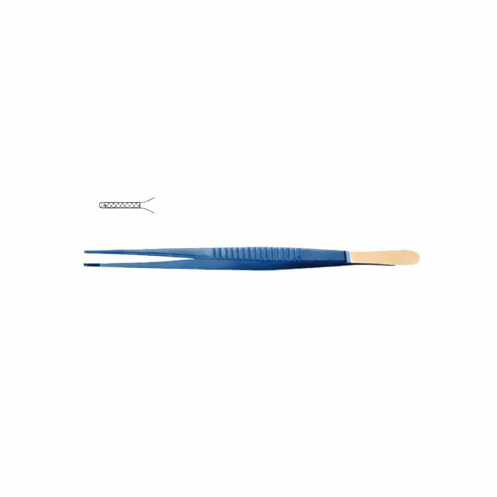 Skinner Forceps, 23 cm – Tungsten Carbide, 1×2 Teeth