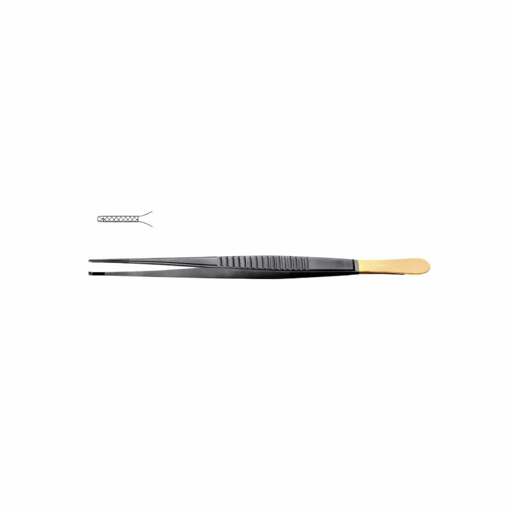 Skinner Forceps, 23 cm – Tungsten Carbide, 1×2 Teeth - Image 2