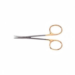 Strabismus Scissors - Serrated Tungsten Carbide Blunt Tips