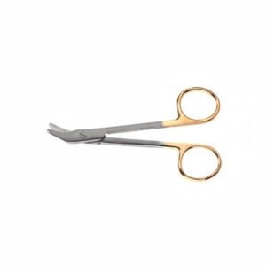 Suture-Wire Scissors - Angled, Serrated (Tungsten Carbide)