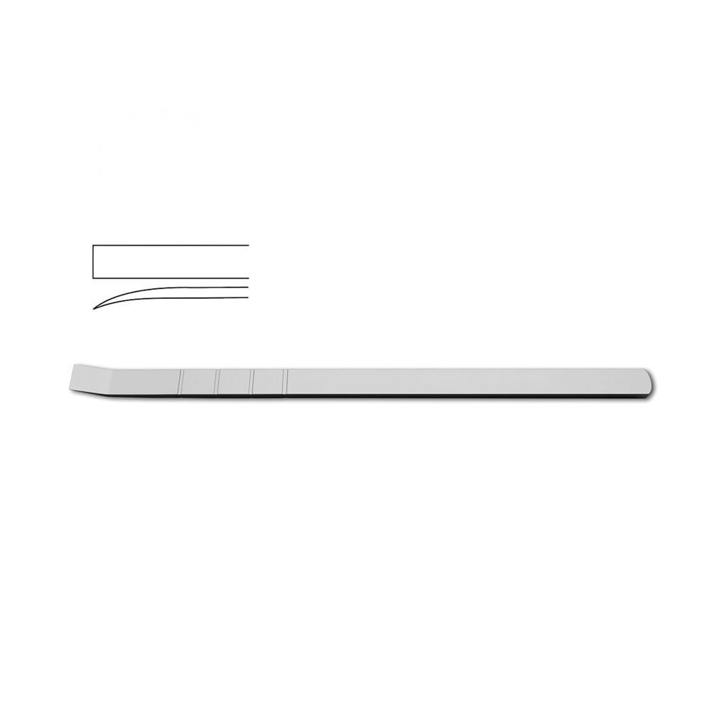 Cottle Chisel - Curved w/ depth markings