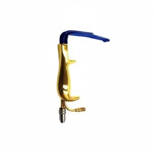 Tebbetts Fiber Optic Lighted Breast Retractor W/ Suction - Insulated Smooth | End